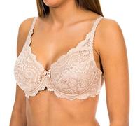 Playtex Soutien-Gorge Avec Armatures Flower Elegance En Dentelle Maintien Parfait x1 Femme, Beige, 105E