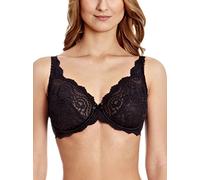 Playtex Soutien-Gorge Avec Armatures Flower Elegance En Dentelle Maintien Parfait x1 Femme, Noir, 90D