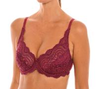 Playtex Soutien-Gorge Avec Armatures Flower Elegance En Dentelle Maintien Parfait x1 Femme, Rouge, 90B