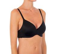 Playtex Soutien-Gorge Avec Armatures Paddé Corbeille 24H Soft Absolu Femme x1, Noir, 95D