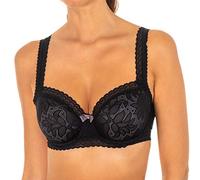 Playtex Soutien-Gorge Femme avec Armatures Elégance Invisible Et Dentelle x1, Noir, 75C