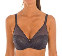 Playtex Soutien-Gorge Femme avec Armatures Secret Comfort Confort Et Maintien x1, Gris Foncé, 75C