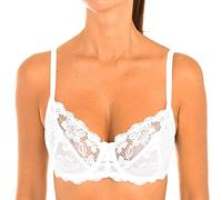 Playtex Soutien-Gorge sans armatures dentelle raffinée Essential Elegance Lace Femme x1 , Blanc, 95B