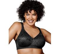 Playtex Soutien-gorge sans fil Ultimate Lift 18 heures, soutien-gorge sans armatures avec soutien, soutien-gorge sans fil à couverture complète pour un confort quotidien, noir, 110C