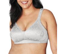 Playtex Wireless, 18 Hour Plus-Size Bras Available, Ultimate Lift, Moisture-Wicking, Single Or 2-Pack Soutien-Gorge à Couverture Totale, Gris Cristal, 38D Femme