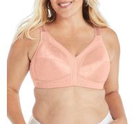 Playtex Womens 18 heures Bra sans fil de confort de 18 heures COVERAGE FULLE avec TRUSUPPORT 4 voies Single et 2-Pack Bra Pretty Blush 44DDD US