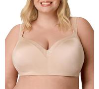 Playtex Women's Balconette Underwire Bra, Plus-Size Bras Available, Full Coverage, Moisture-Wicking, 4802 Almond