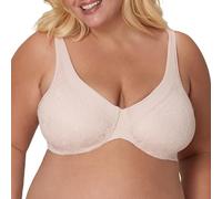 Playtex Women's Secrets Soutien-Gorge à Armatures Ultra Doux, sans pincement, en Dentelle Lisse, Soutien 4 Directions, Sandshell, 100B