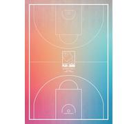 PlayTheBook "MODELLO 4+3": quaderno tecnico per disegnare allenamenti di basket: 50 fogli con diagrammi vuoti, spazio note e riferimenti per l'allenatore