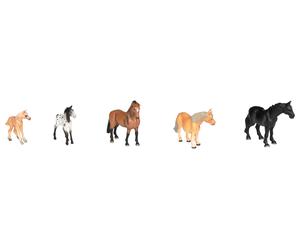 PLAYTIVE Figurines animaux 5 pièces (chevaux)
