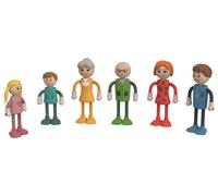 Playtive Meubles miniatures avec figurines et accessoires en textile (poupées flexibles)