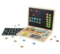 Playtive Ordinateur portable en bois ou Horloge magnétique (ordinateur portable en bois)