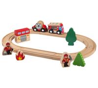 Playtive Set de chemin de fer (voiture de pompiers)