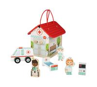 Playtive Set de jeu transportable (hôpital)