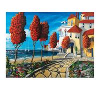 Playview Brands Puzzle de 1000 pièces pour adultes Enigma Miguel Freitas Bord de mer 68,6 x 50,8 cm