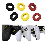 playvital 6 pcs Precision Rings Anneaux Précision pour ps5 BuffeRings Aim Assist Contrôle Mouvement pour ps4/Xbox X S/Xbox One/Xbox 360/Switch Pro/Steam Deck,Analog Stick Accessoires pour ps5