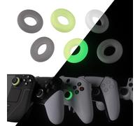 PlayVital 6 pcs Precision Rings Anneaux Précision pour ps5 BuffeRings Aim Assist Contrôle Mouvement pour ps4/Xbox X S/Xbox One/Xbox 360/Switch Pro/Steam Deck,Analog Stick Accessoires pour ps5