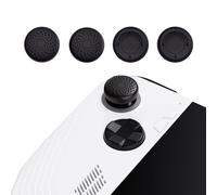 PlayVital Accessoires pour ROG Ally,Capuchon Protection pour ROG Ally X 2024 Joystick Cover Caps de Stick Analogique Thumb Grip Caps-Noir,Points & Clouté Design