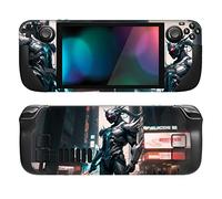 playvital Accessoires pour Steam Deck Autocollant Protection | Stickers Skin pour Steam Deck OLED & LCD Console-Cyber Ninja