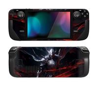 PlayVital Accessoires pour Steam Deck Autocollant Protection,Stickers Skin pour Steam Deck OLED & LCD Console-Chevalier d'argent