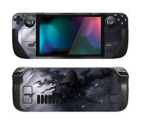 PlayVital Accessoires pour Steam Deck Autocollant Protection,Stickers Skin pour Steam Deck OLED & LCD Console-Assassin Ombre