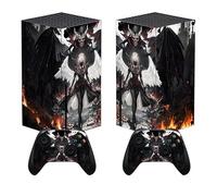 playvital Autocollant Manette pour Xbox Series X Accessoires Protection,Stickers pour Xbox Series X Console Skin-Ange des Ténèbres