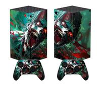playvital Autocollant Manette pour Xbox Series X Accessoires Protection,Stickers pour Xbox Series X Console Skin-Zombie Enragé