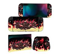playvital Autocollant pour Nintendo Switch 2 Manette & Console & Grip & Dock,Sticker Skin Decal pour Switch 2 Accessoires Protection - Chiens Infernaux