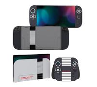 playvital Autocollant pour Nintendo Switch 2 Manette & Console & Grip & Dock,Sticker Skin Decal pour Switch 2 Accessoires Protection - Style Classique NES