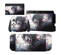 playvital Autocollant pour Switch OLED Protection,Sticker Skin pour Nintendo Switch OLED Manette & Console & Joycon & Dock-Clown Tueur