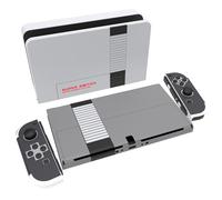 PlayVital Autocollant pour Switch OLED Protection,Sticker Skin pour Nintendo Switch OLED Manette & Console & Joycon & Dock-NES Classique