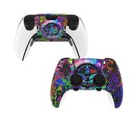 PlayVital Autocollant Protection pour ps5 Edge Manette,Stickers Skin pour ps5 Edge Controller-Camouflage Vert Armée
