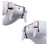 playvital Bouton Protection pour ps5 Manette,Gâchette pour ps5 Edge Controller Extension,Trigger Stop pour PS Portal Accessoires Rallonge Dune，2 Pairs-Blanc