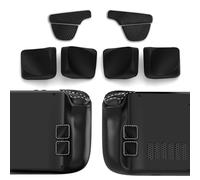 playvital Boutons Accessoire pour Steam Deck OLED Back Button Silicone avec Autocollant pour Steam Deck Gâchette (Compatible avec Modèle LCD/OLED)-Noir