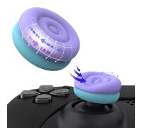 playvital Capuchon Joystick pour ps5/ps4-Violet Clair & Bleu Aquatique | Protection Joystick pour Xbox Series X/S,Thumbs Cushion Caps pour Xbox One/Elite Series 2,Cover Stick pour Switch Pro
