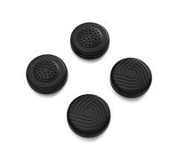 playvital Capuchon Joystick pour Steam Deck OLED Console,Joystick Cap pour Steam Deck LCD,Silicone Thumb Grip Caps pour PS Portal Accessoire Thumbstick Cover-Noir