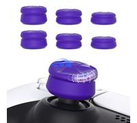 PlayVital Capuchon pour ps5 Manette Protection Stick Analog pour ps5 Edge,Joystick Grips Caps pour Xbox Core/Xbox One/Elite Series 2/Switch Pro,Razor Thumbstick Cover pour ps4-Violet,3 Paires
