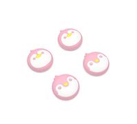 playvital Capuchons pour ps5 Manette Cover Joystick pour ps4,pour Xbox Series X S,Thumb Grip Caps pour Xbox One,Protection de Stick Analogique pour Switch Pro Controller,Rouge Pâle-Pingouin