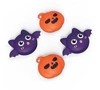 playvital Capuchons pour ps5 Manette Cover Joystick pour ps4,pour Xbox Series X S,Thumb Grip Caps pour Xbox One,Protection de Stick Analogique pour Switch Pro Controller,Halloween Chauve