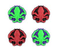 playvital Capuchons pour ps5 Manette Cover Joystick pour ps4,pour Xbox Series X S,Thumb Grip Caps pour Xbox One,Protection de Stick Analogique pour Switch Pro Controller,Cthulhu Poulpe