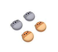 playvital Capuchons pour ps5 Manette Cover Joystick pour ps4,pour Xbox Series X S,Thumb Grip Caps pour Xbox One,Protection de Stick Analogique pour Switch Pro Controller,Ours Brun&Koala