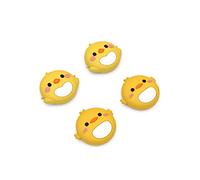 playvital Capuchons pour ps5 Manette Cover Joystick pour ps4,pour Xbox Series X S,Thumb Grip Caps pour Xbox One,Protection de Stick Analogique pour Switch Pro Controller,Perroquet&Poussin