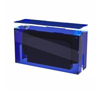 playvital Coque Anti-Poussière pour Switch 2 Console-Bleu Transparent | Housse Étui de Protection pour Switch 2 Chargeur Dock Cover Acrylique Boîte d'Affichage Anti-Rayures Étanche/Assemble