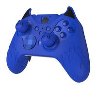 playvital Coque de Protection pour Xbox Elite Série 2,Housse Manette pour Xbox Elite Series 2 Core avec Capuchon Joystick pour Xbox Elite Série 2,Silicone Cover Antidérapante-Bleu(Édition Démon)