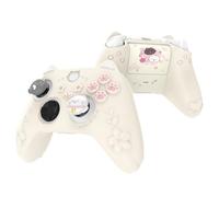 playvital Coque de Protection pour Xbox Series X S Manette Accessoires,Housse Grip en Silicone avec Capuchons de Joystick & Autocollant pour Xbox Core Controller Cover Skin-Jaune Antique