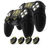 playvital Coque Manette pour ps5 Grip Housse Protection,2 PCS-Noir