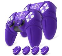 playvital Coque Manette pour ps5 Grip Housse Protection,2 PCS-Violet