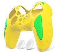 playvital Coque Manette pour ps5-Jaune Citron & Vert | Housse en Silicone pour ps5 Controller Cover avec Capuchon Joystick,Édition Chevalier