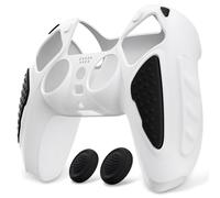 playvital Coque Manette pour ps5 Protection Accessoire-Blanc&Noir