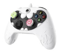 playvital Coque Manette pour Xbox Series X S Accessoires,Blanc | Housse Protection Silicone pour Xbox Core Controller,Cover Skin avec Capuchon Joystick & Autocollant-Design MonoEye Monster